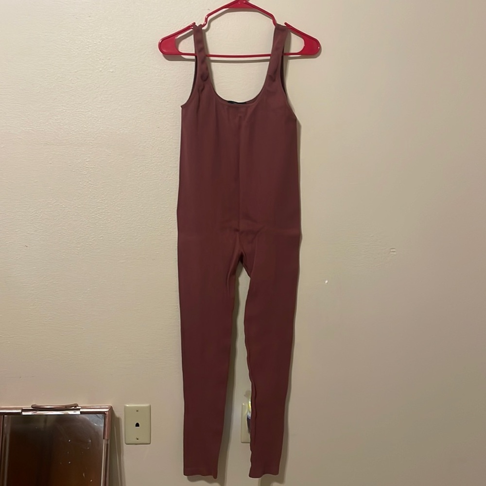 Rust colored jumpsuit